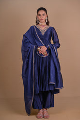Sitara Navy Blue Anarkali
