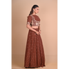Mocha Brown Lehenga & Jacket Set