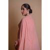 Peach Chanderi Anarkali