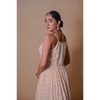 Ivory white Anarkali & Jacket set