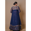 Navy blue lehenga & jacket set