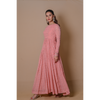 Peach Anarkali & jacket set