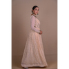 Ivory white Anarkali & Jacket set