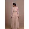 Ivory white Anarkali & Jacket set
