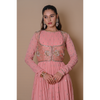 Peach Anarkali & jacket set