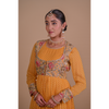 Yellow Anarkali & Jacket set