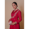 Red Anarkali set