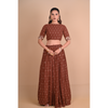 Mocha Brown Lehenga & Jacket Set