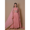 Peach Anarkali & jacket set