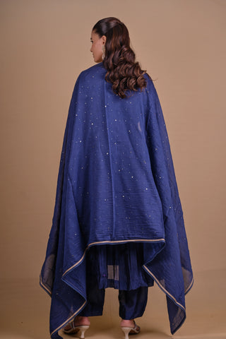 Sitara Navy Blue Anarkali