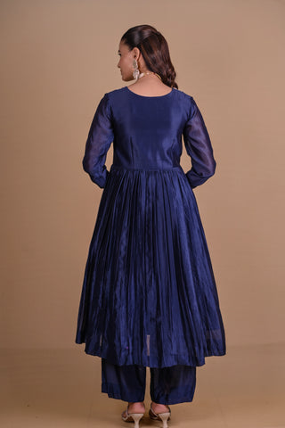 Sitara Navy Blue Anarkali