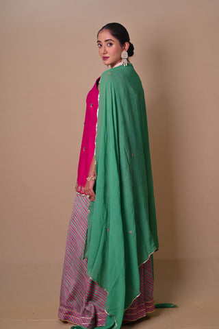 Rani pink sharara set
