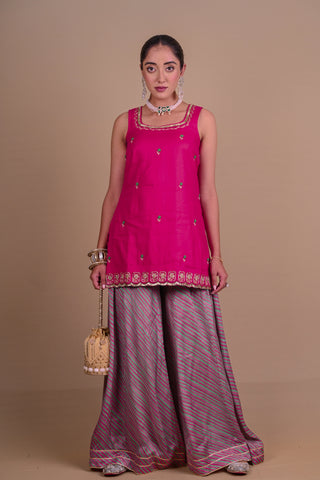 Rani pink sharara set