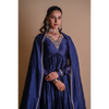 Peach Chanderi Anarkali